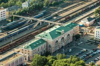 Вокзал с высоты птичьего полета