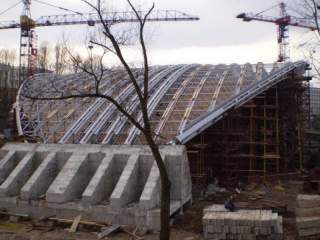 Возведение крыши