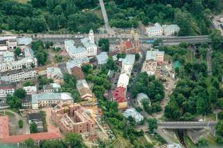 Центр города с высоты птичьего полета