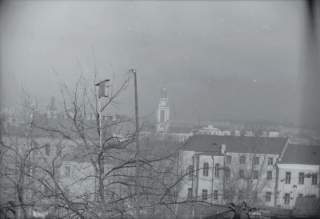 Вид с Духовской горы на ратушу