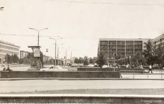 Пост ГАИ на площади Победы