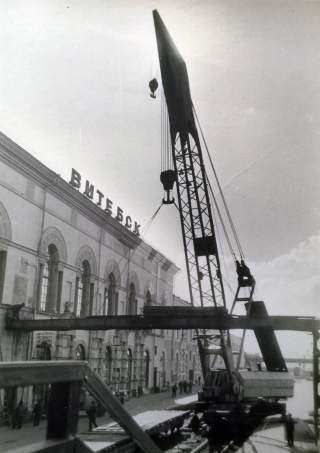 Снос моста на ЖД-Вокзале