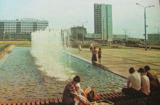 Фонтан на площади Победы