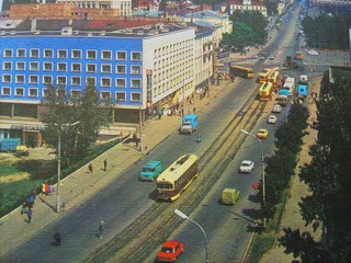 Синий дом на ул.Ленина