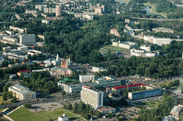 Центр города с высоты