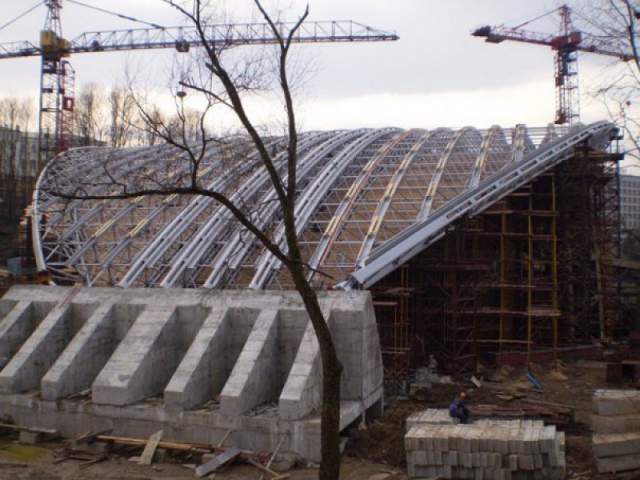 Возведение крыши