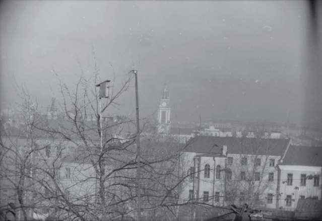 Вид с Духовской горы на ратушу