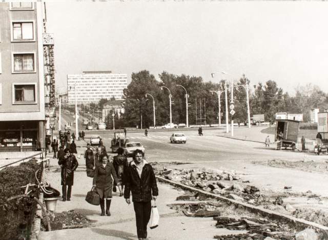 Ремонт улицы Ленина у Синего дома